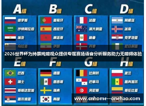 2026世界杯为持票残障观众提供专属赛场语音分析服务助力无障碍体验